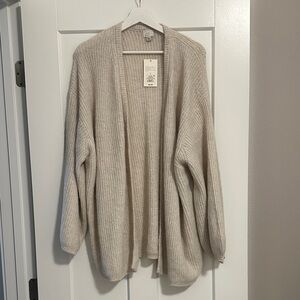 a new day Light Beige Open-Front Cardigan